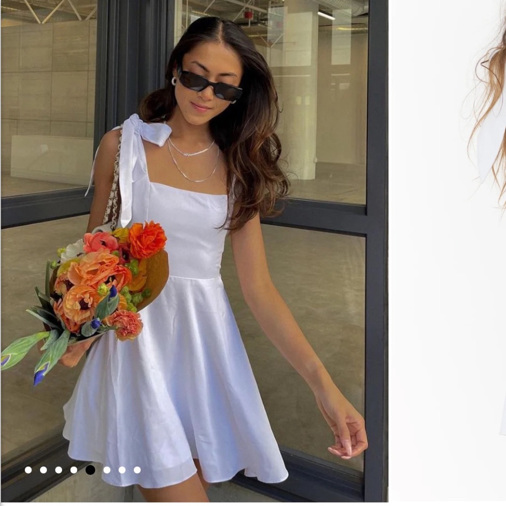 Show Me Your Mumu - White Claire Mini Dress